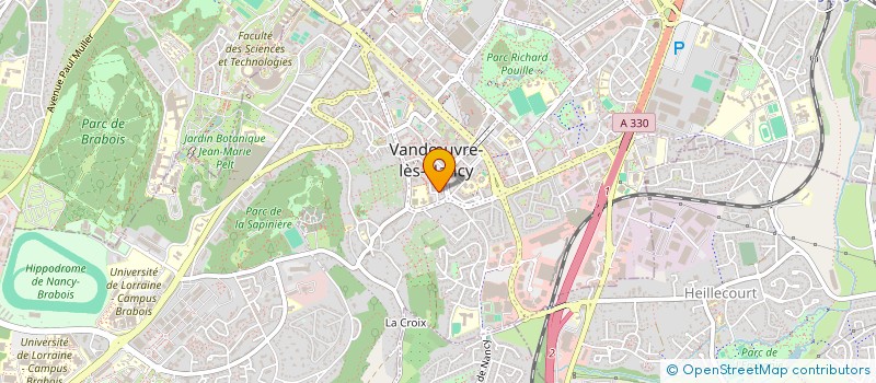 localisation de l'entreprise COPROPRIETE LES PINSONS  VANDUVRE-LES-NANCY