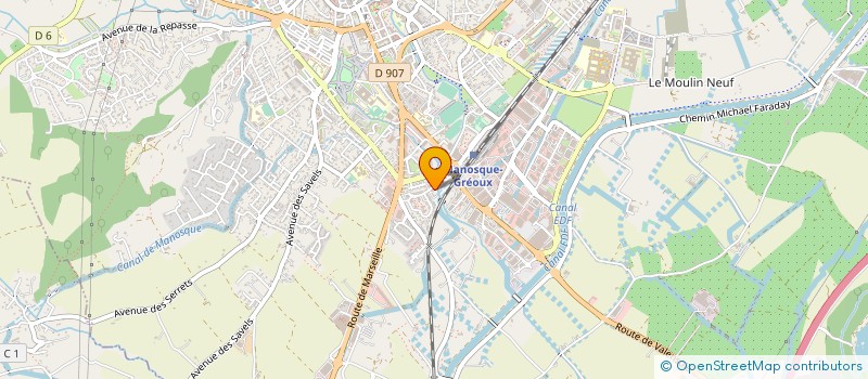 localisation de l'entreprise COPROPRIETE LES PONCHES à MANOSQUE