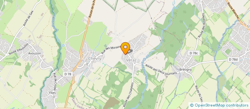 localisation de l'entreprise COPROPRIETE LES PRAIRIES  CHEVRY