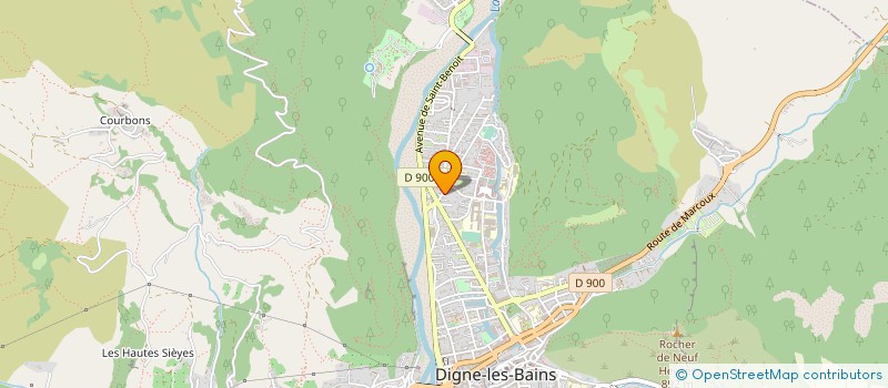 localisation de l'entreprise COPROPRIETE LES PRIMEVERES à DIGNE-LES-BAINS
