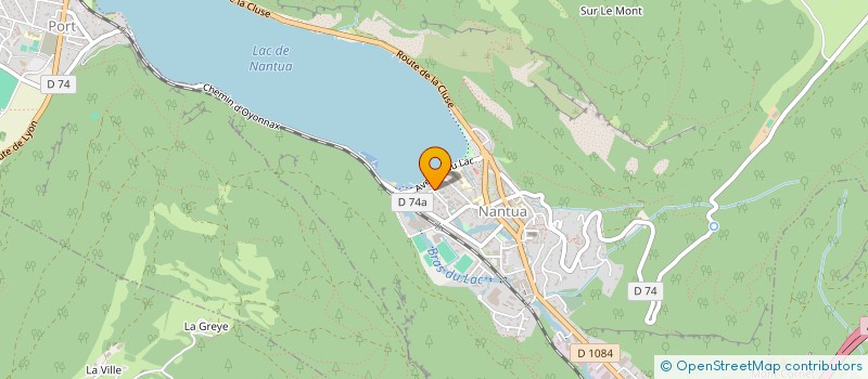 localisation de l'entreprise COPROPRIETE LES ROSES à NANTUA
