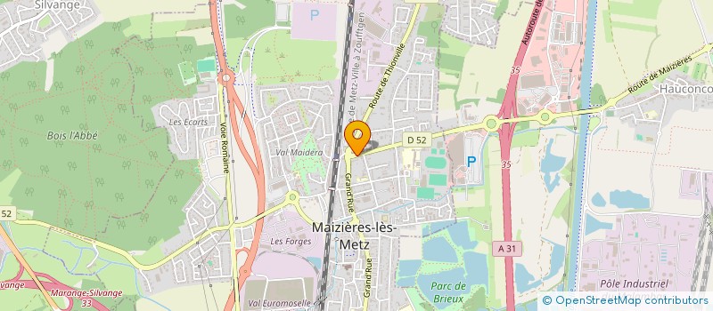 localisation de l'entreprise COPROPRIETE LES ROSES  MAIZIERES-LES-METZ