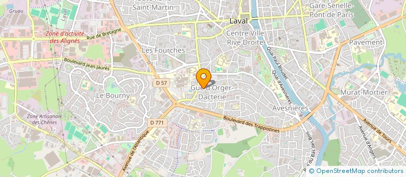 localisation de l'entreprise COPROPRIETE LES ROSIERS à LAVAL