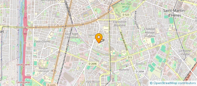 localisation de l'entreprise COPROPRIETE LES ROSIERS  GRENOBLE