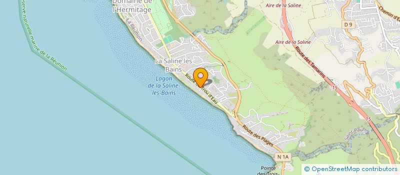 localisation de l'entreprise COPROPRIETE LES SALINES à SAINT-PAUL