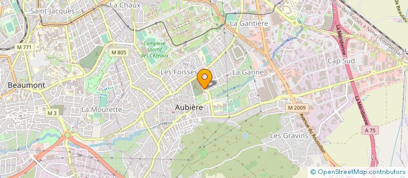 localisation de l'entreprise COPROPRIETE LES SAUZETTES  AUBIERE