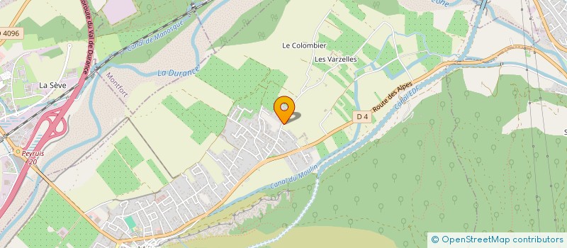 localisation de l'entreprise COPROPRIETE LES SENIORALES DE PROVENCE à LES MEES