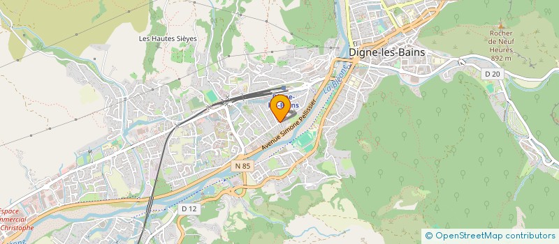 localisation de l'entreprise COPROPRIETE LES SORBIERS à DIGNE-LES-BAINS