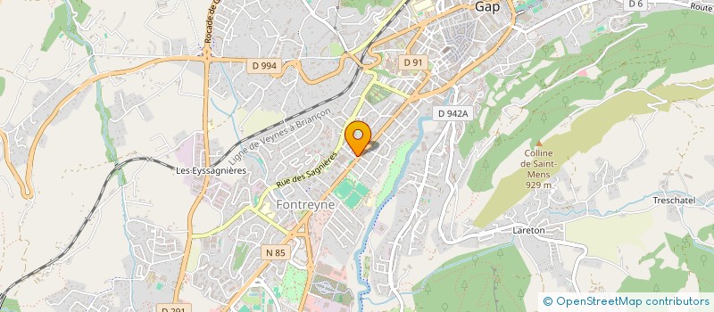 localisation de l'entreprise COPROPRIETE LES TAMARIS  GAP