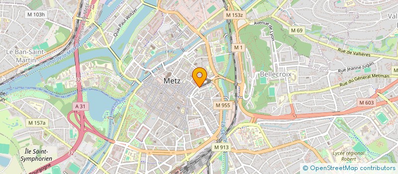 localisation de l'entreprise COPROPRIETE  LES TANNEURS  METZ