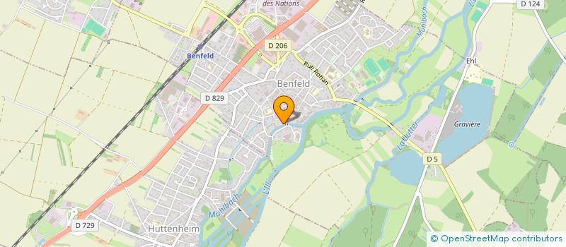 localisation de l'entreprise COPROPRIETE LES TANNEURS  BENFELD