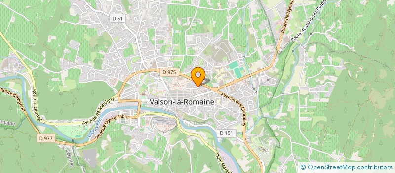 localisation de l'entreprise COPROPRIETE LES TERRASSES  VAISON-LA-ROMAINE