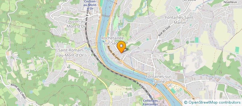 localisation de l'entreprise COPROPRIETE LES TERRASSES à FONTAINES-SAINT-MARTIN