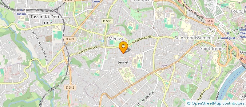 localisation de l'entreprise COPROPRIETE LES TERRASSES BEAU SOLEIL  LYON