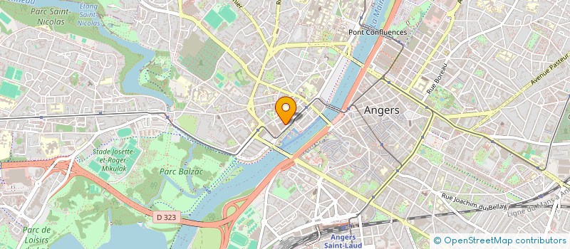localisation de l'entreprise COPROPRIETE LES TERRASSES DU CHATEAU à ANGERS