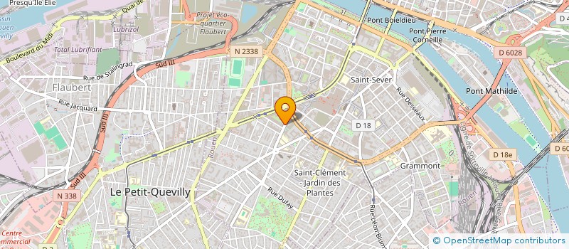 localisation de l'entreprise COPROPRIETE LES TERRASSES DU LEVANT à ROUEN