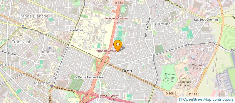 localisation de l'entreprise COPROPRIETE LES TILLEULS  BRON