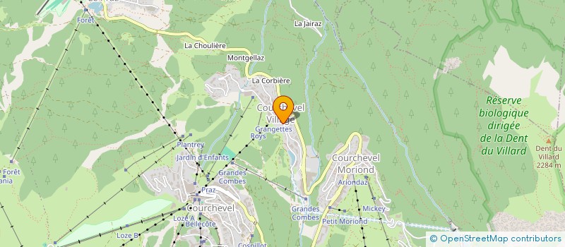 localisation de l'entreprise COPROPRIETE LES TOVETS à COURCHEVEL