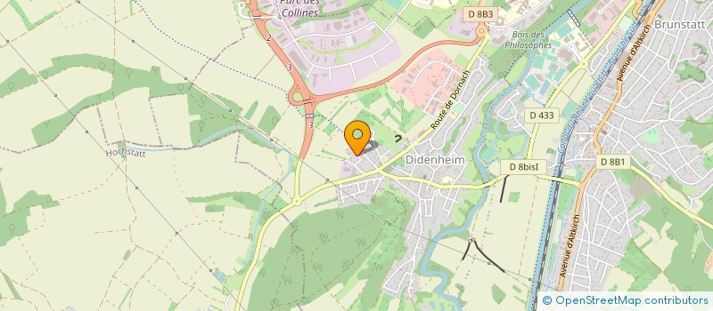 localisation de l'entreprise COPROPRIETE LES VERGERS D EDEN  BRUNSTATT-DIDENHEIM