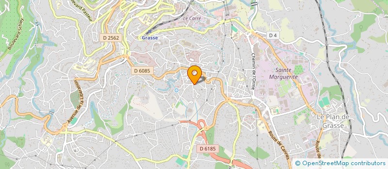 localisation de l'entreprise COPROPRIETE LES VILLAGES D OR  GRASSE