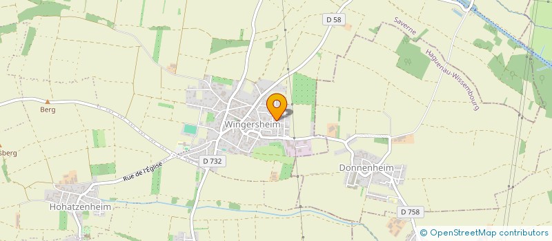 localisation de l'entreprise COPROPRIETE LES VILLAS MORGANE 2  WINGERSHEIM LES QUATRE BANS