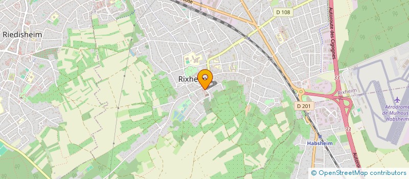 localisation de l'entreprise COPROPRIETE LILIADES  RIXHEIM