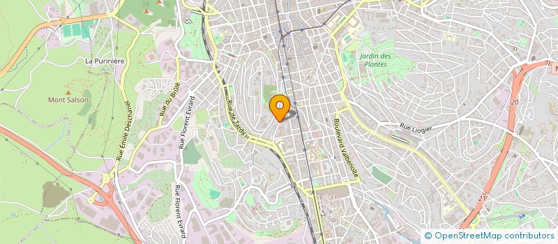 localisation de l'entreprise COPROPRIETE LITTRE  SAINT-ETIENNE