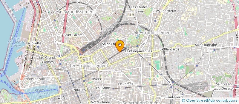 localisation de l'entreprise COPROPRIETE LONCHAMP à MARSEILLE