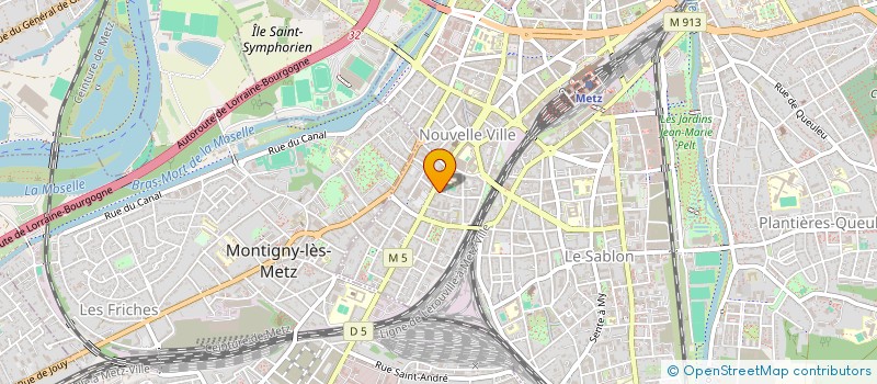 localisation de l'entreprise COPROPRIETE LORRAINE METZ  METZ