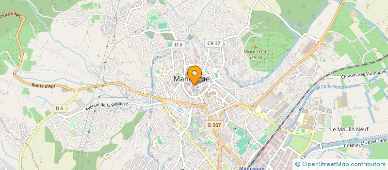 localisation de l'entreprise COPROPRIETE LOU PEILOU à MANOSQUE