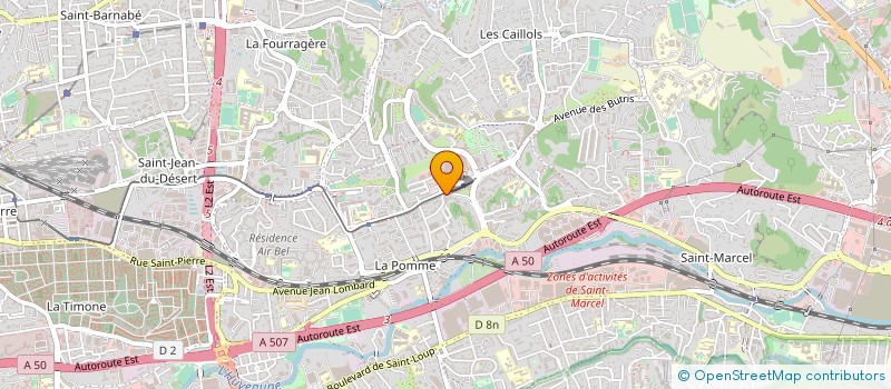 localisation de l'entreprise COPROPRIETE LOU PESCAIRE à MARSEILLE