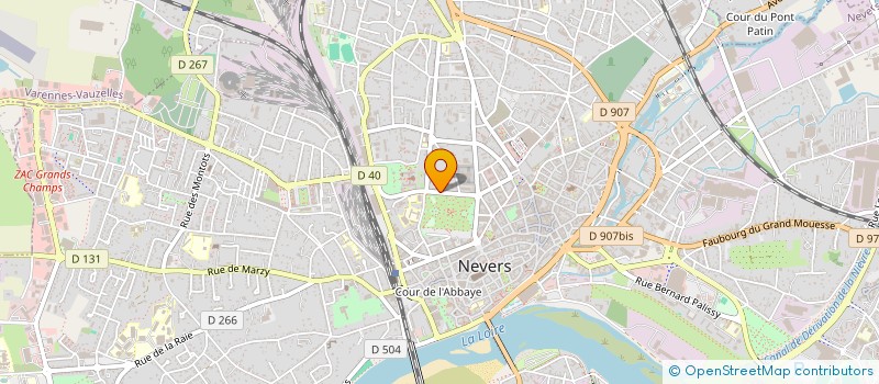 localisation de l'entreprise COPROPRIETE LOURDES à NEVERS