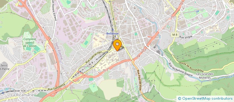 localisation de l'entreprise COPROPRIETE LYSFRANCE 1  SAINT-ETIENNE