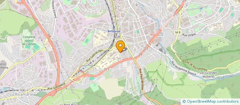 localisation de l'entreprise COPROPRIETE LYSFRANCE 2  SAINT-ETIENNE