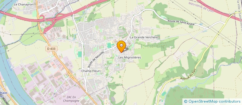 localisation de l'entreprise COPROPRIETE M & W  GENAY