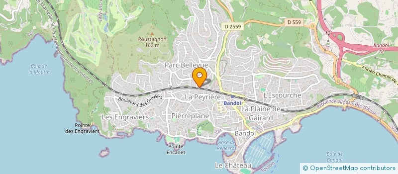localisation de l'entreprise COPROPRIETE MAGDALA à BANDOL