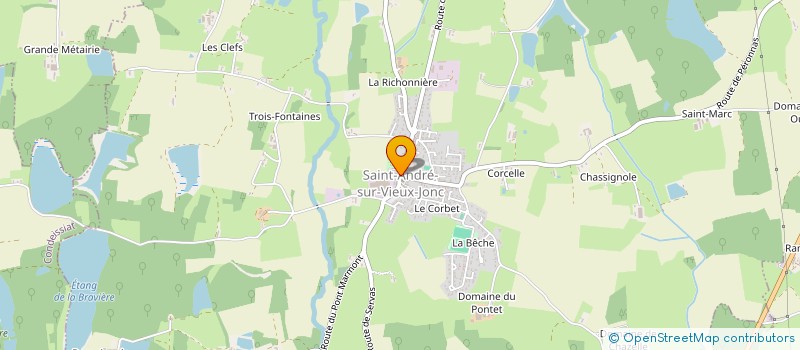 localisation de l'entreprise COPROPRIETE MAISON DUCLOS  SAINT-ANDRE-SUR-VIEUX-JONC