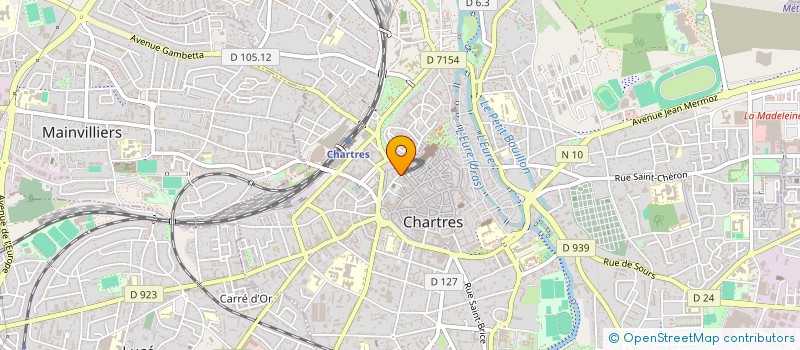 localisation de l'entreprise COPROPRIETE MAISON HENRI 4 à CHARTRES