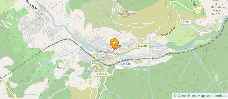 localisation de l'entreprise COPROPRIETE MAISON NEUVE  SOSPEL