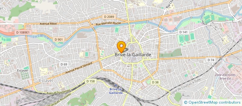 localisation de l'entreprise COPROPRIETE MAJOUR  BRIVE-LA-GAILLARDE