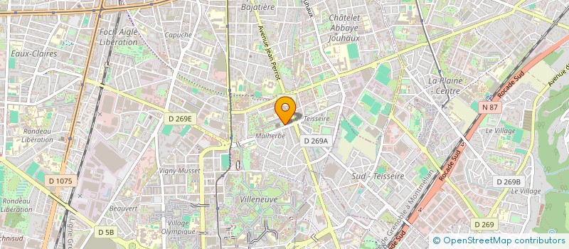 localisation de l'entreprise COPROPRIETE MALHERBE G  GRENOBLE