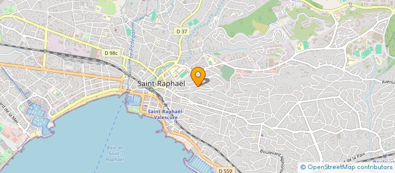 localisation de l'entreprise COPROPRIETE MAQUIS à SAINT-RAPHAEL