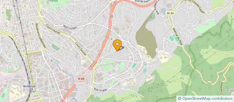 localisation de l'entreprise COPROPRIETE MARANDINIERE  SAINT-ETIENNE