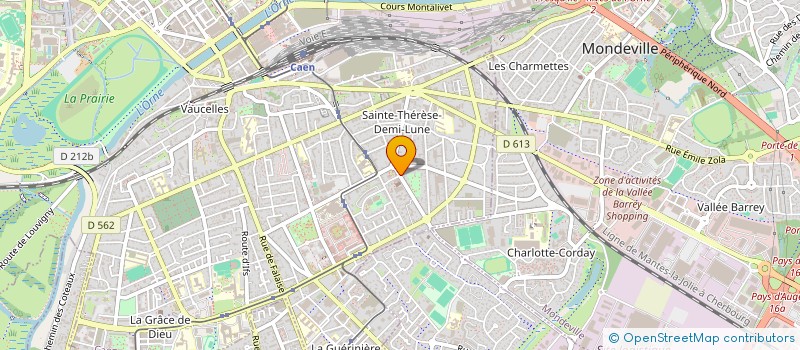 localisation de l'entreprise COPROPRIETE MARAT à CAEN