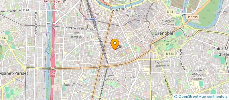 localisation de l'entreprise COPROPRIETE MARCEAU  GRENOBLE