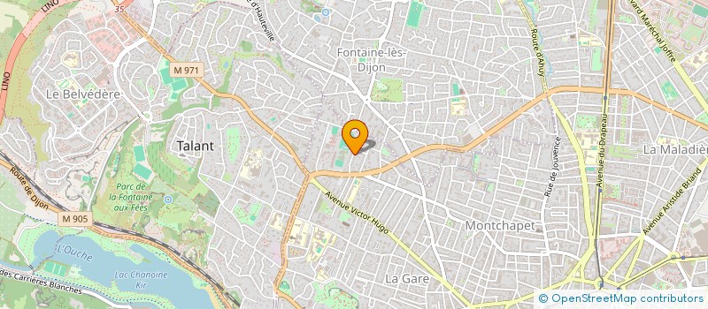 localisation de l'entreprise COPROPRIETE MARGUERITE DE FLANDRE  DIJON