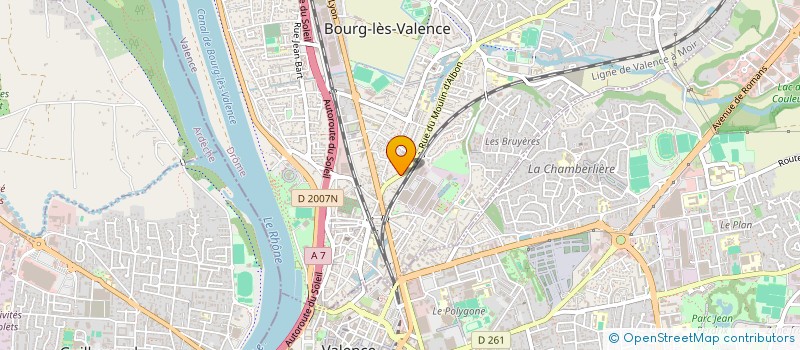 localisation de l'entreprise COPROPRIETE MARIN  BOURG-LES-VALENCE