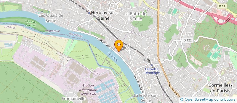 localisation de l'entreprise COPROPRIETE MARITIME FOEHN à LA FRETTE-SUR-SEINE