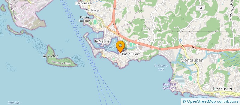 localisation de l'entreprise COPROPRIETE MARITIME HARIS STAR  LE GOSIER