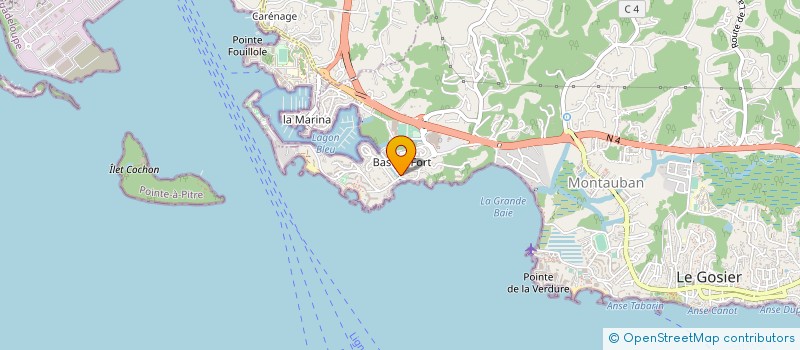 localisation de l'entreprise COPROPRIETE MARITIME L'AVVENTURA  LE GOSIER